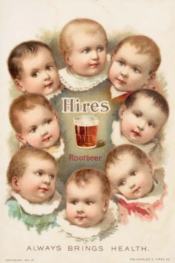 Historische Werbung für Hires Root Beer