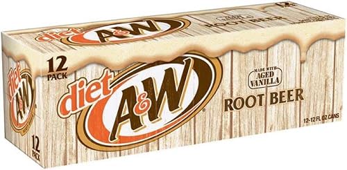 Diet A&W Root Beer – 12er-Pack — Produktabbildung