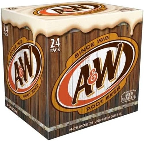 A&W Root Beer – 24 Dosen (Händlerlistung) — Produktabbildung
