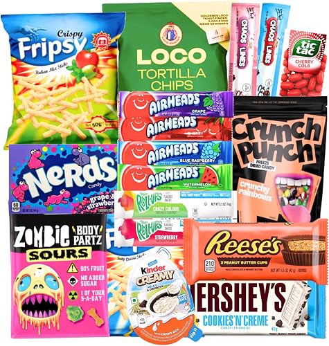 Mega Amerikanische Süßigkeiten Snackbox — Produktabbildung